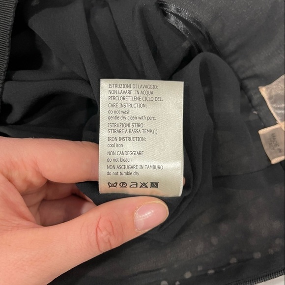 Giambattista Valli Lace Pencil Skirt Black Size 42 / Small - Picture 10 of 11